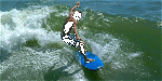 Surfing - Bob Hall Pier, Corpus Christi, Texas (Sep 2001)