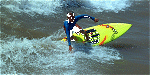 Surfing - Horace Caldwell Pier, Port Aransas, Texas (May 2002)