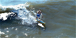 Surfing - Horace Caldwell Pier, Port Aransas, Texas (Oct 2002)